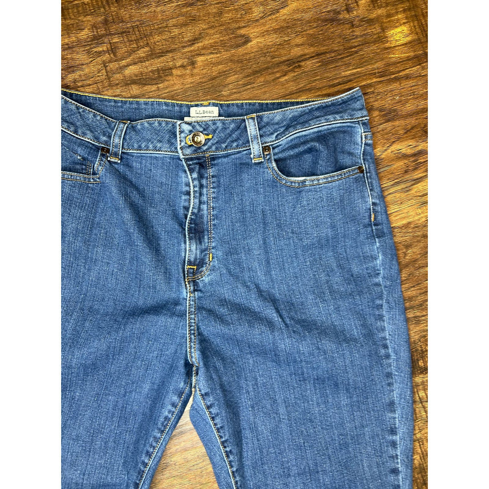 L.L. Bean Classic Fit 14 Petite Denim Women's Vintage - Picture 2 of 7
